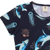 The Dancing Whales-Flared Dress